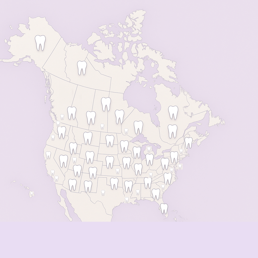Map of participating practices